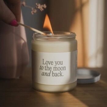 Personalized Candle – Custom Message