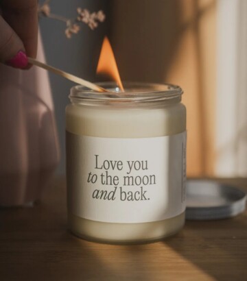 Personalized Candle – Custom Message